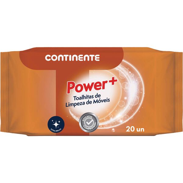 Toalhitas Limpeza de Móveis Continente