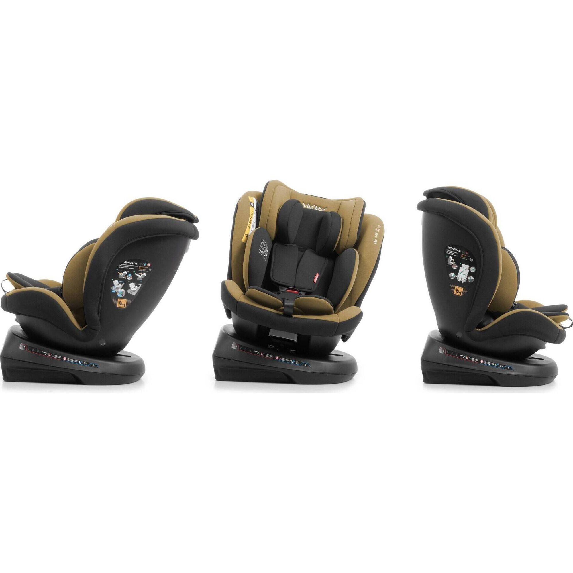 Cadeira Auto I-Size 40-150cm Sanna Ibelt Castanha