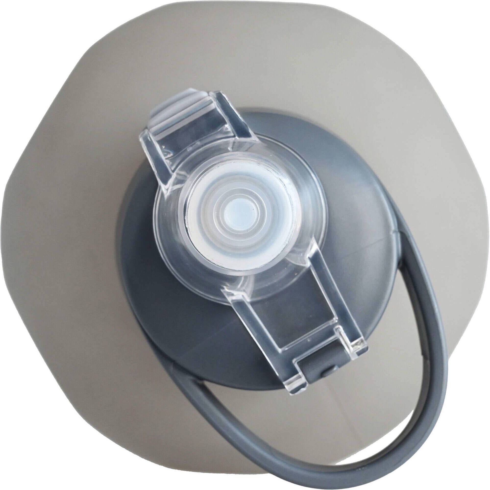 Garrafa Pl&aacute;stico Cinza e Preto 2,5L Colors