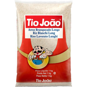 Arroz Branqueado Longo Tio Jo&atilde;o