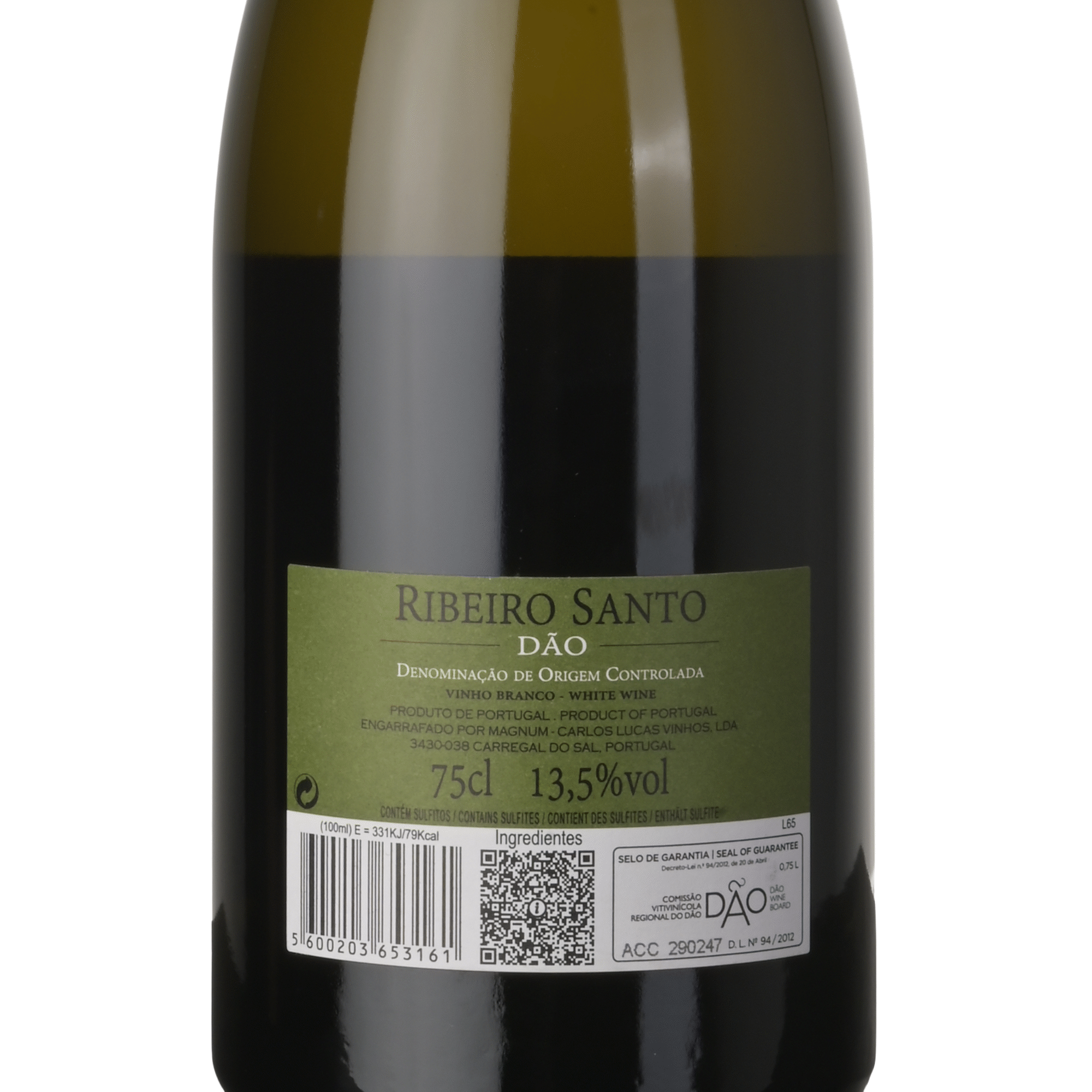 Ribeiro Santo Vinha da Neve D&atilde;o Vinho Branco