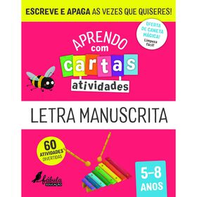 Aprendo com Cartas - Atividades - Letra Manuscrita 5-8 Anos