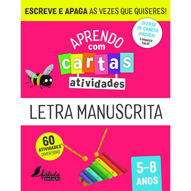 Aprendo com Cartas - Atividades - Letra Manuscrita (5-8 Anos)