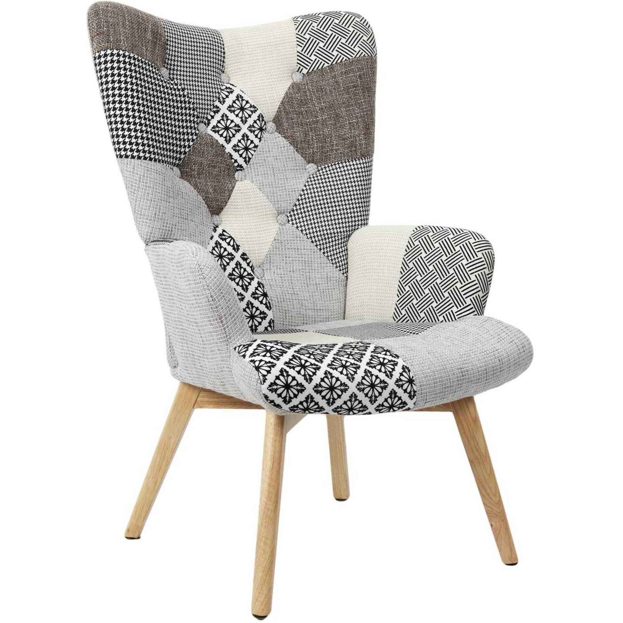 Poltrona Patch Cinza Helsinki