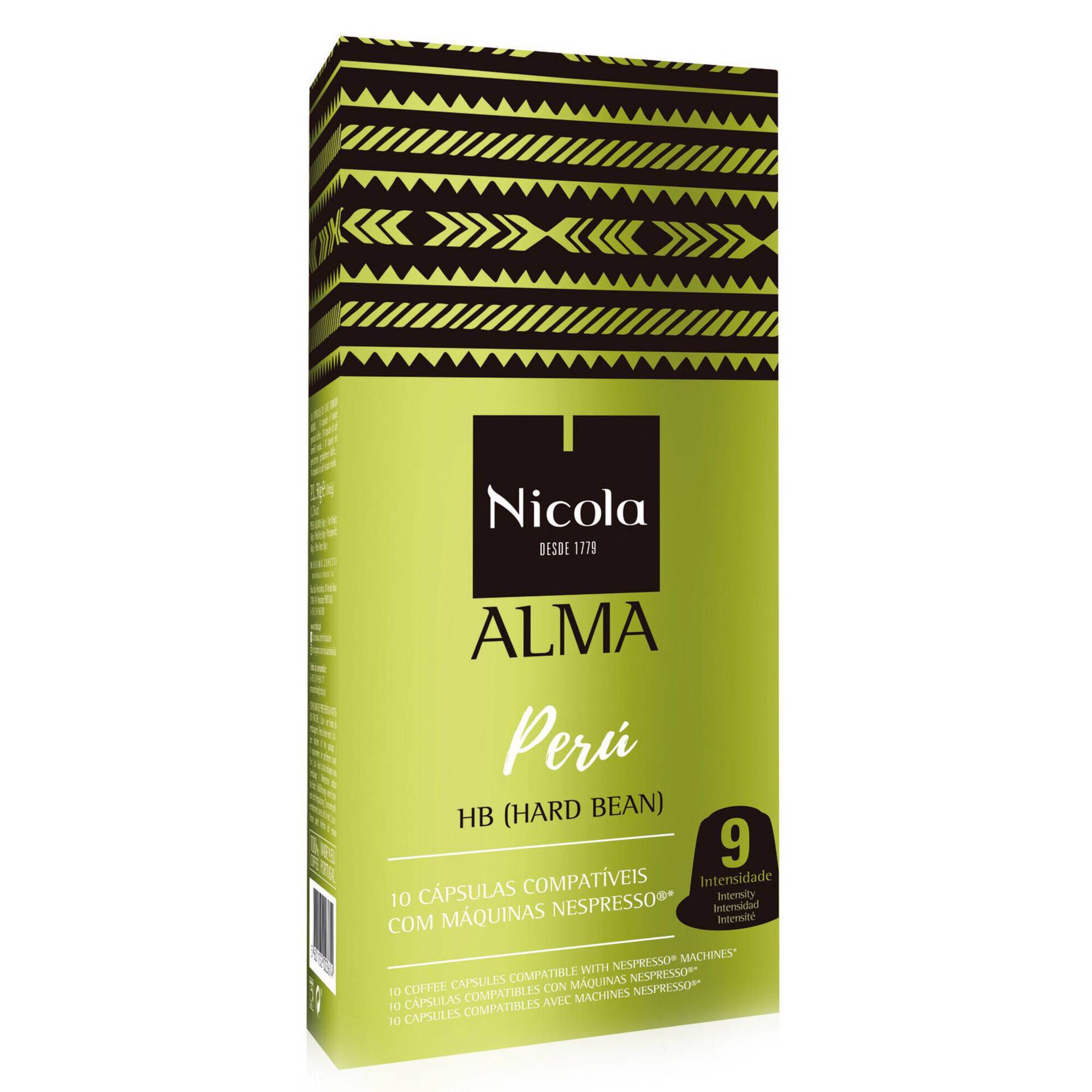 Cápsulas de Café Alma Peru Compatível com Nespresso Int 9 Cápsulas de Café Alma Peru Compatível com Nespresso Int 9