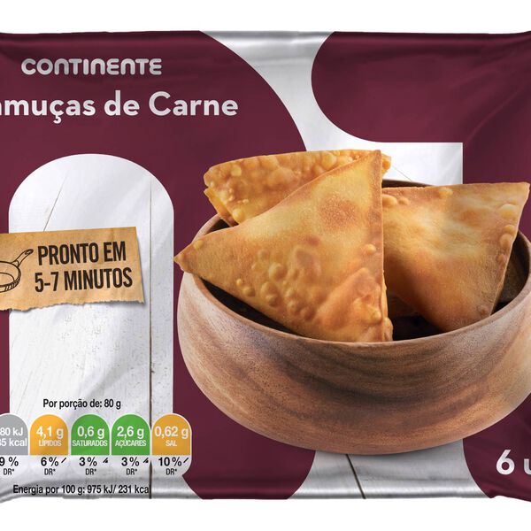 Chamuças de Carne Continente
