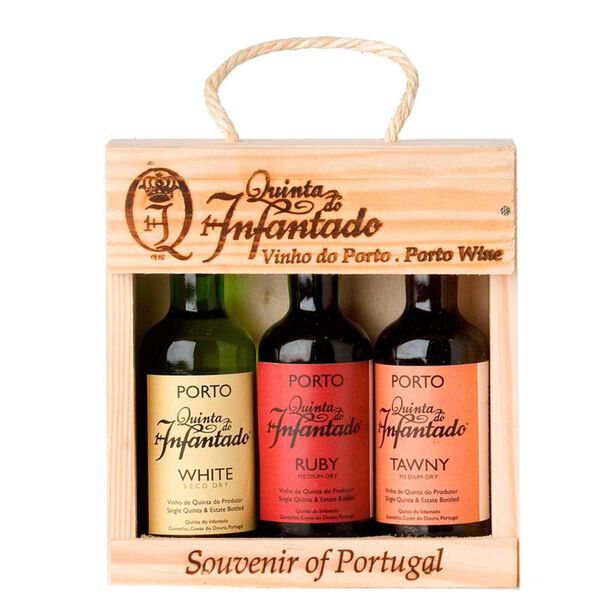 Quinta do Infantado Vinho do Porto Conjunto 3 Miniaturas