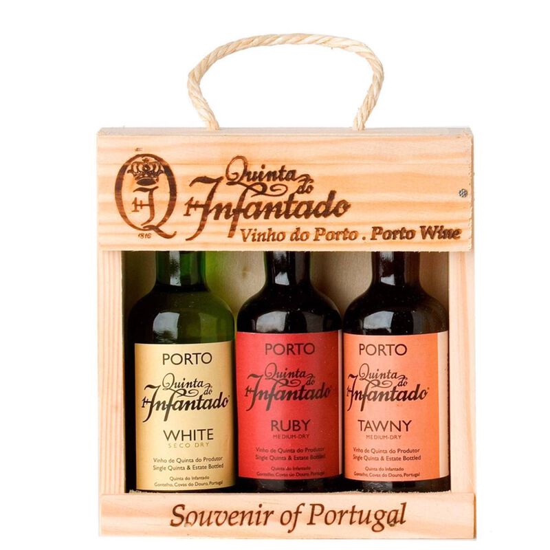 Quinta do Infantado Vinho do Porto Conjunto 3 Miniaturas