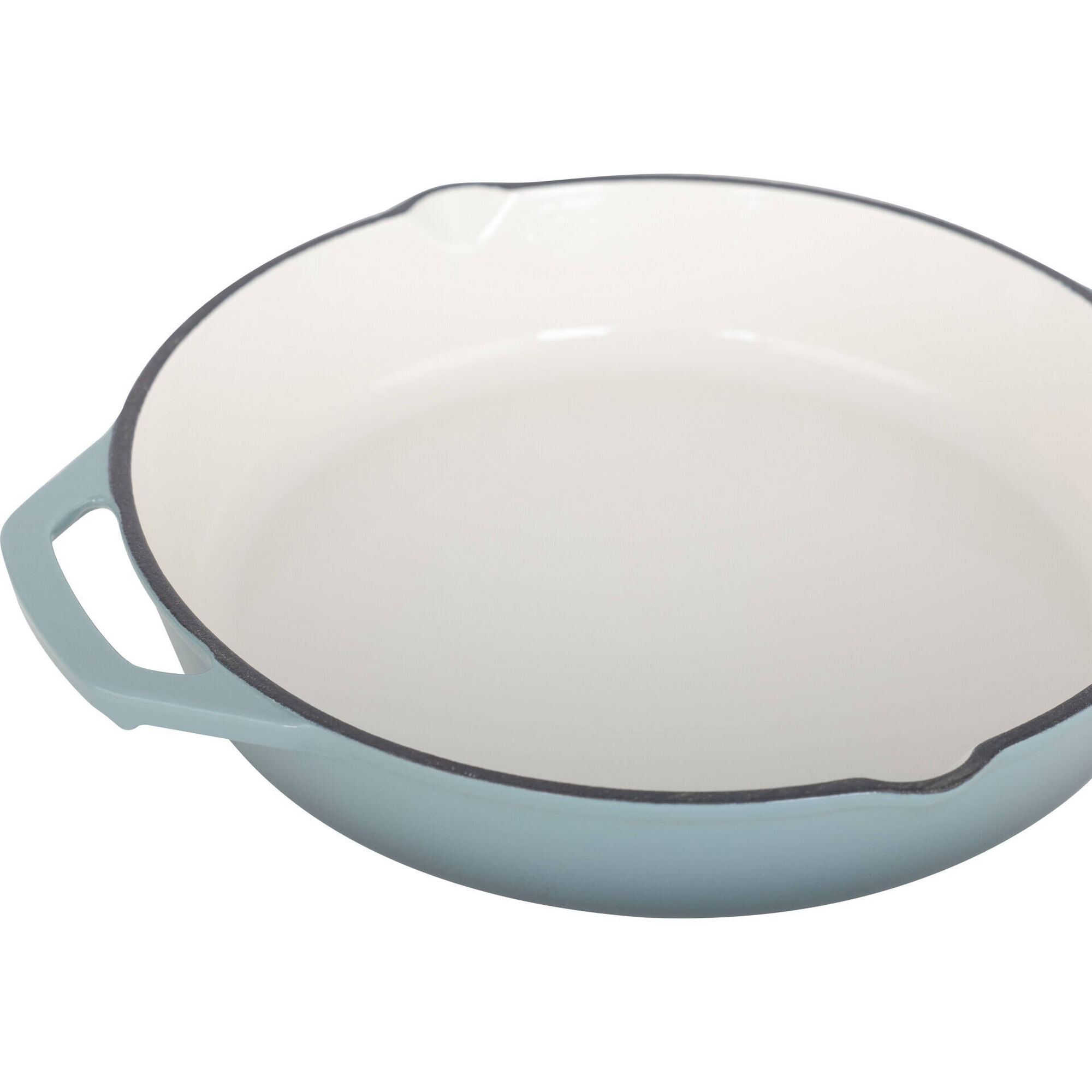 Frigideira Ferro Fundido 25cm Azul Kasa