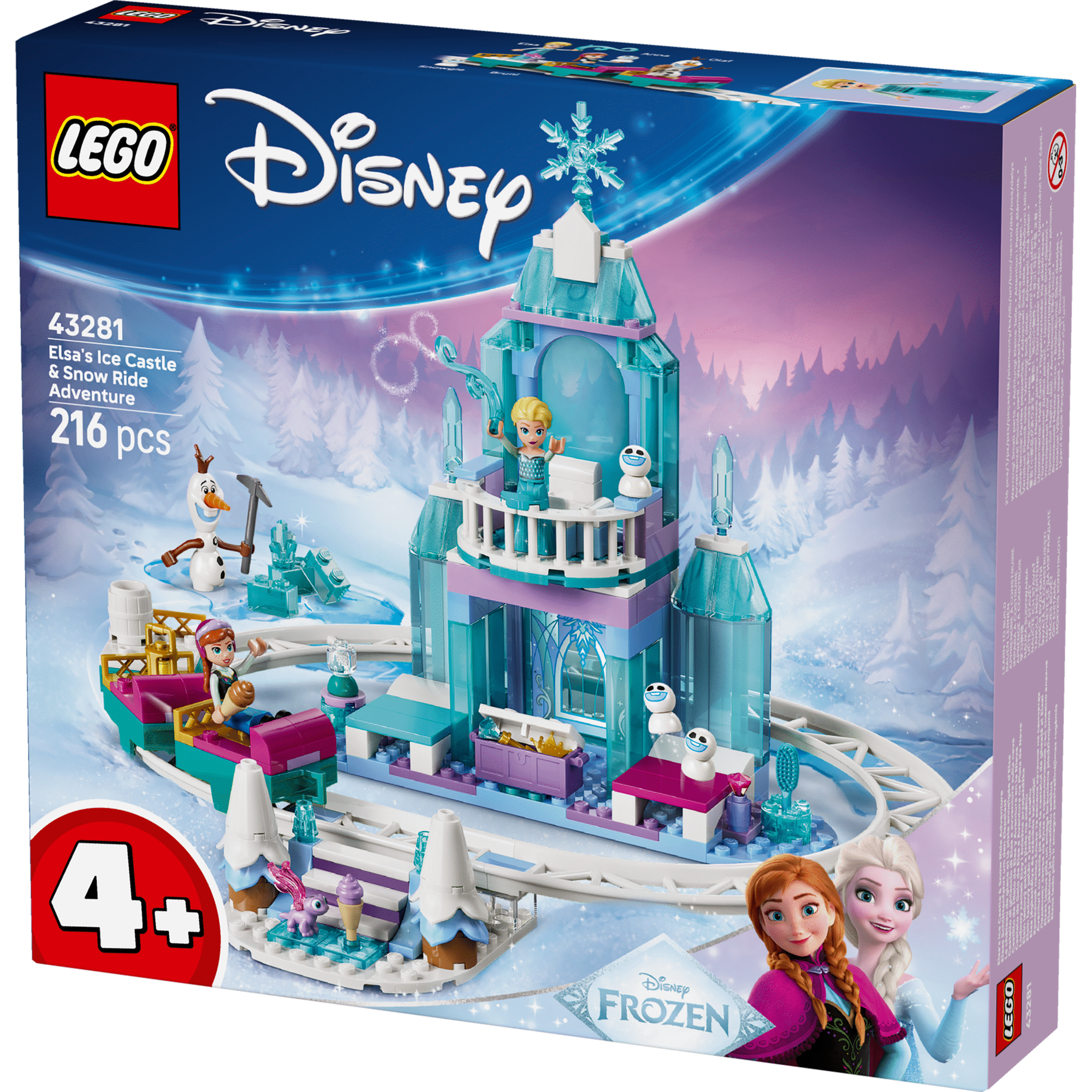 Castelo de Gelo da Elsa e Aventura na Pista de Neve - 43281