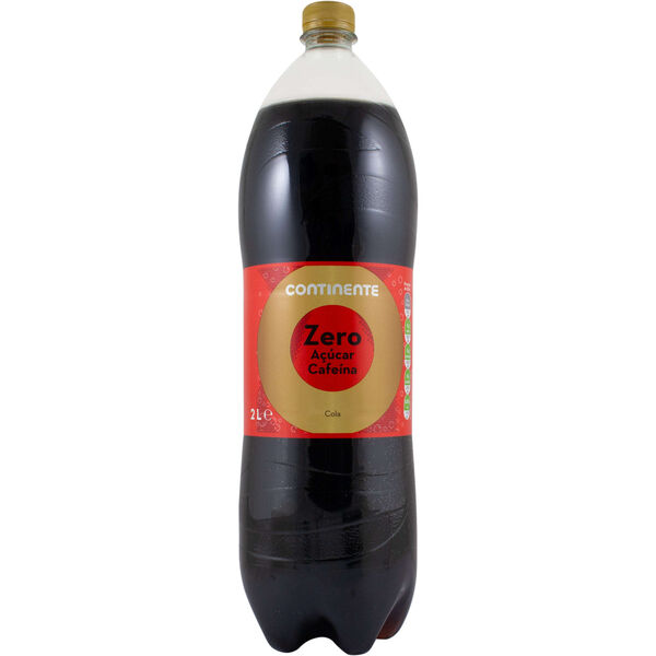 Refrigerante com Gás Cola sem Açúcar sem Cafeína Continente
