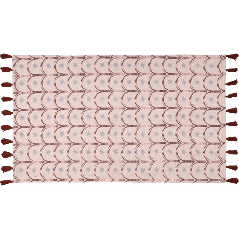 Tapete Semicirculos 90x150cm Cru Kasa