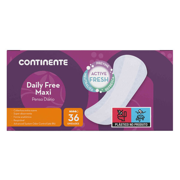 Pensos Diários Daily Free Maxi Continente