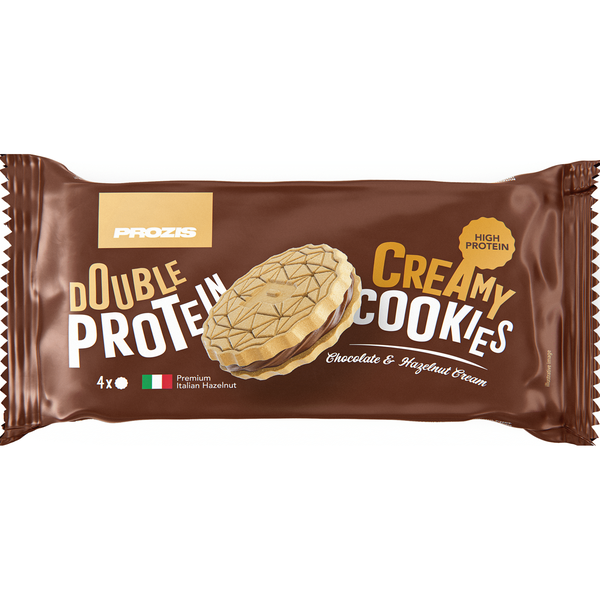 Bolachas Proteína com Recheio Chocolate e Avelã Prozis