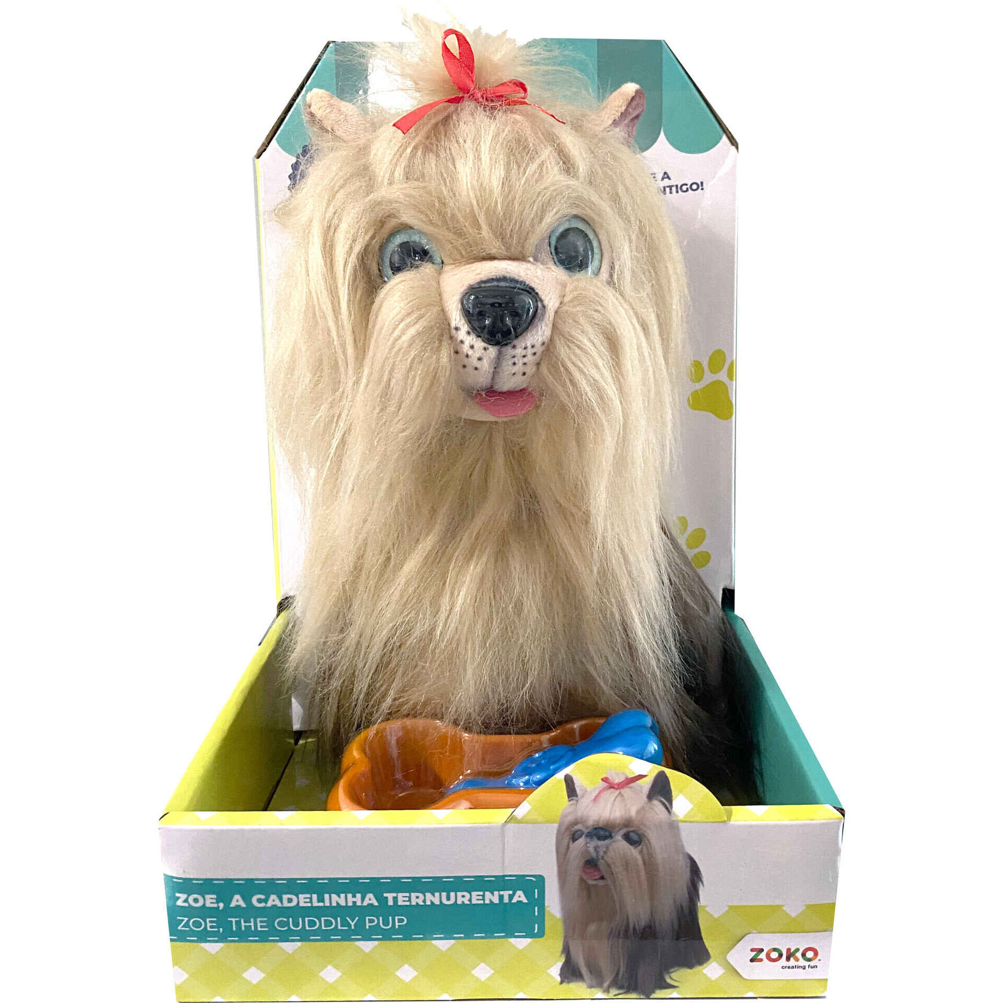 Zoko Faz de Conta - Peluche C&atilde;o Ternurento (v&aacute;rios modelos)