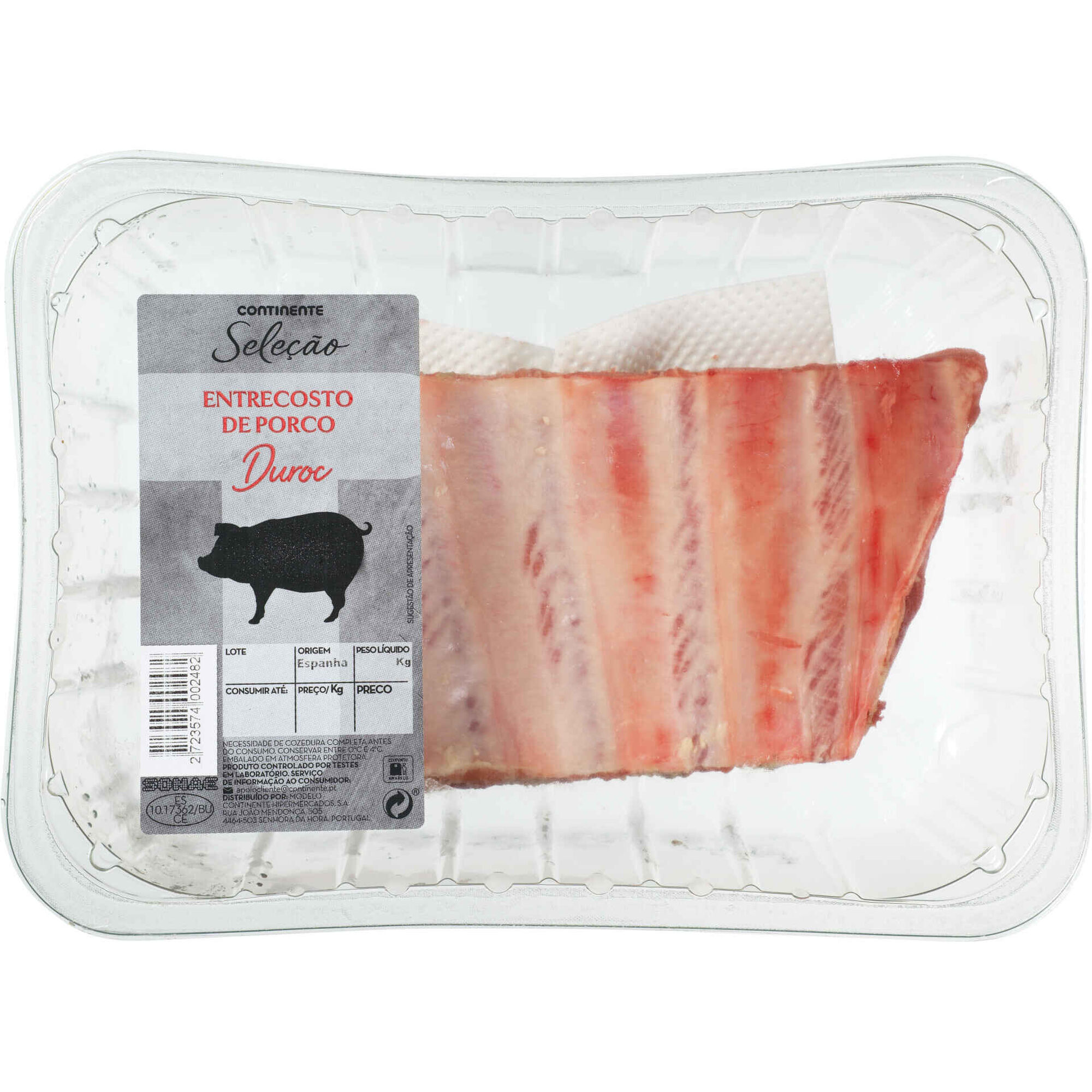 Entrecosto de Porco Duroc