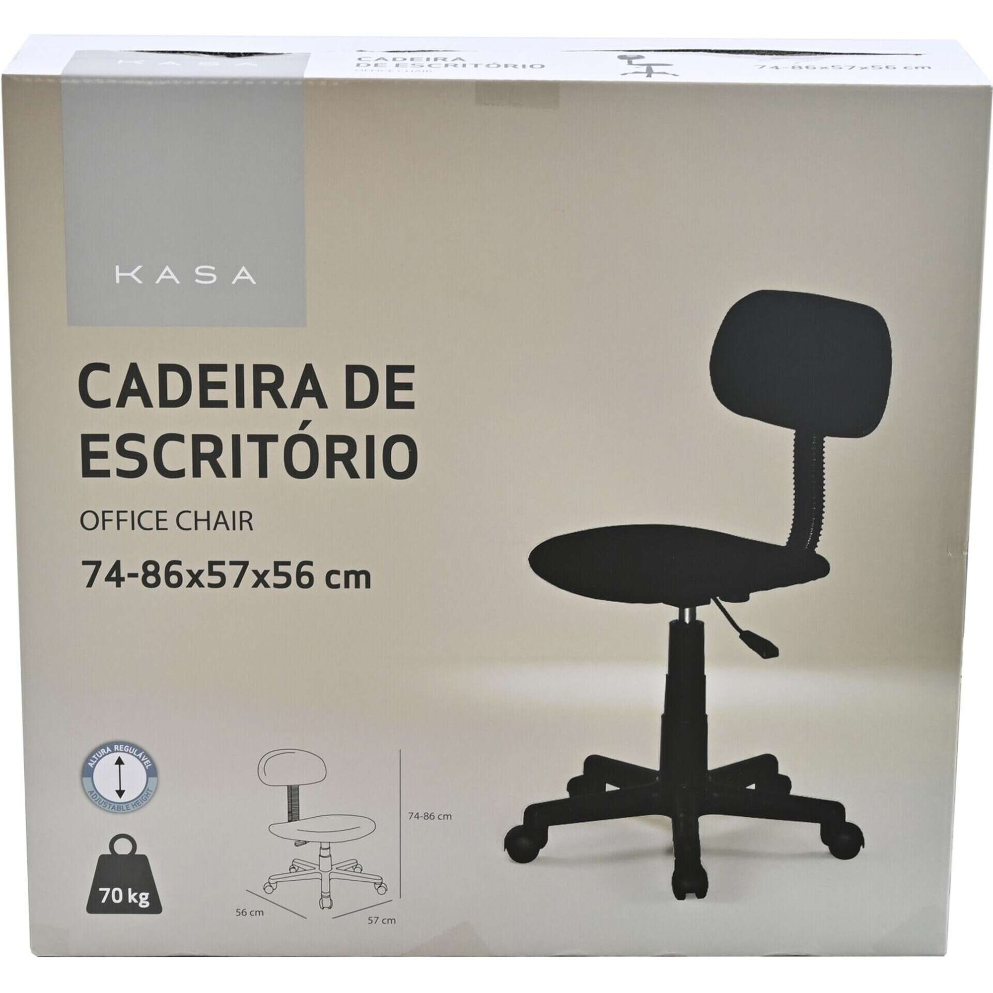 Cadeira de Escrit&oacute;rio B&aacute;sica Intemporal Kasa