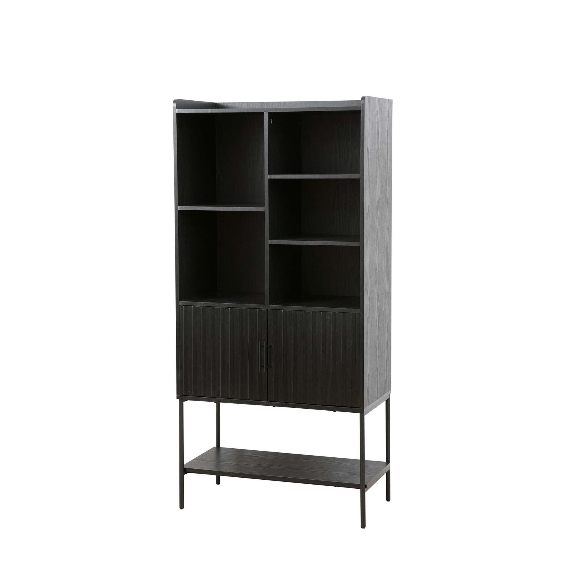Estante 79x40x166cm Preta Story