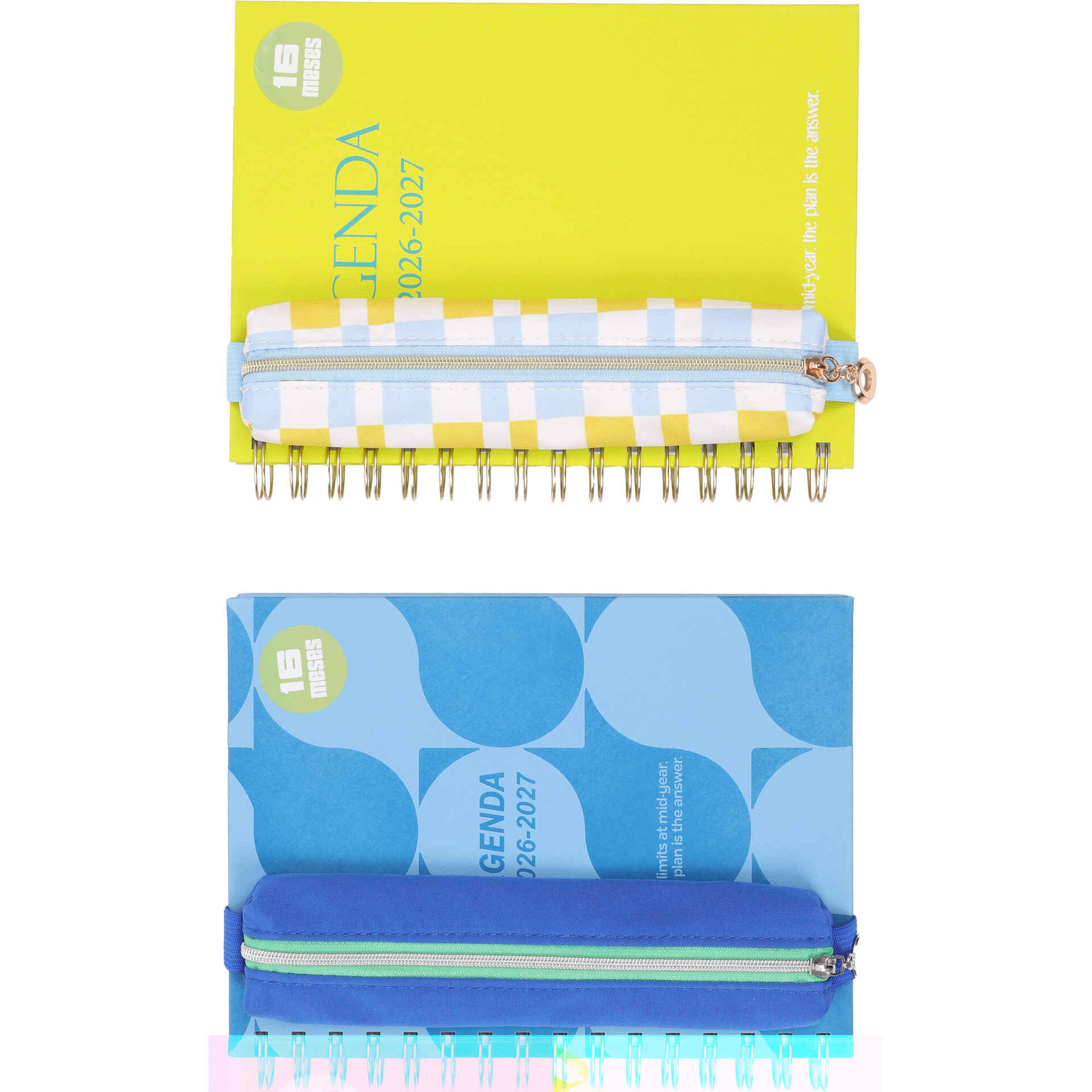 Conjunto Agenda 16 Meses A5 com Estojo (v&aacute;rios modelos) Note!