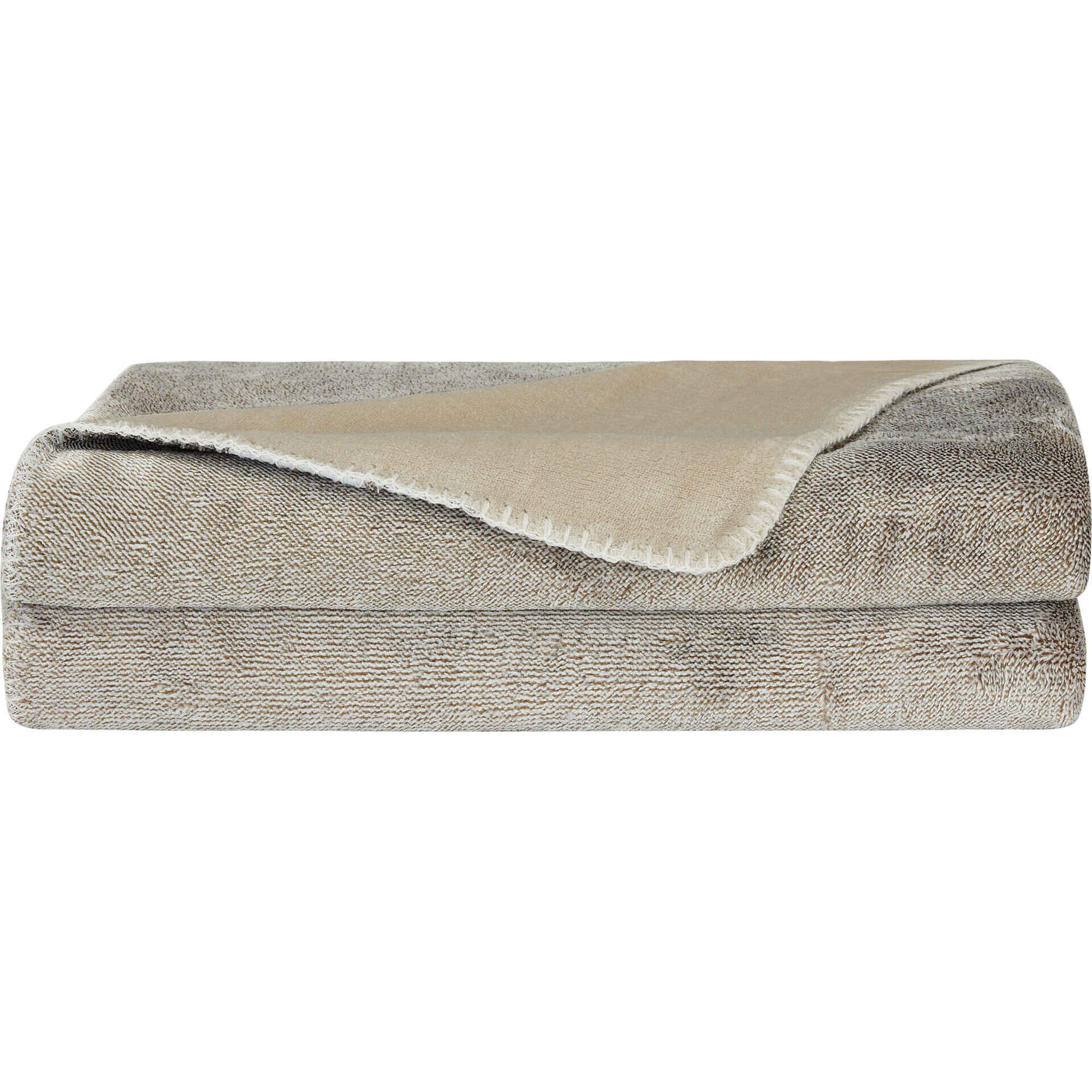 Manta Flanela 130x160cm Taupe