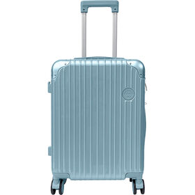 Mala de Cabine 8 Rodas Azul Met&aacute;lico Marshmallow