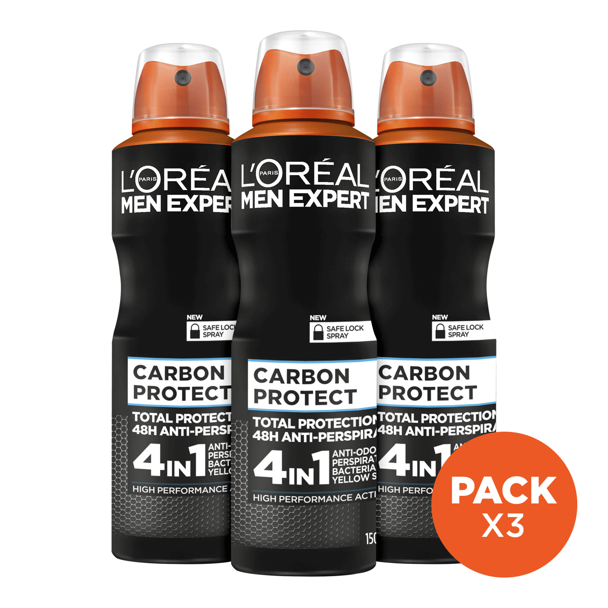 Desodorizante Spray Men Expert Carbon Protect