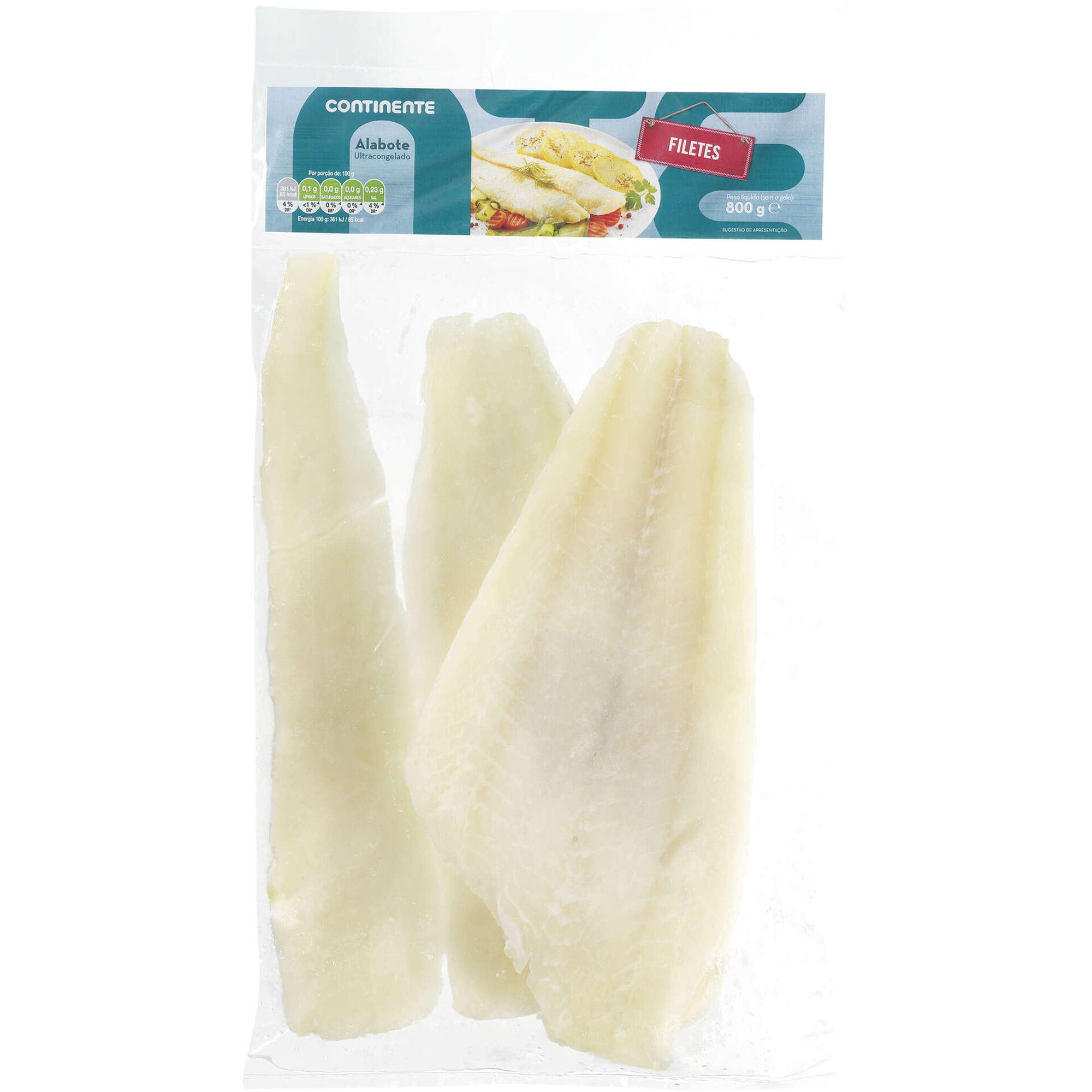 Filetes de Alabote Ultracongelados Filetes de Alabote Ultracongelados