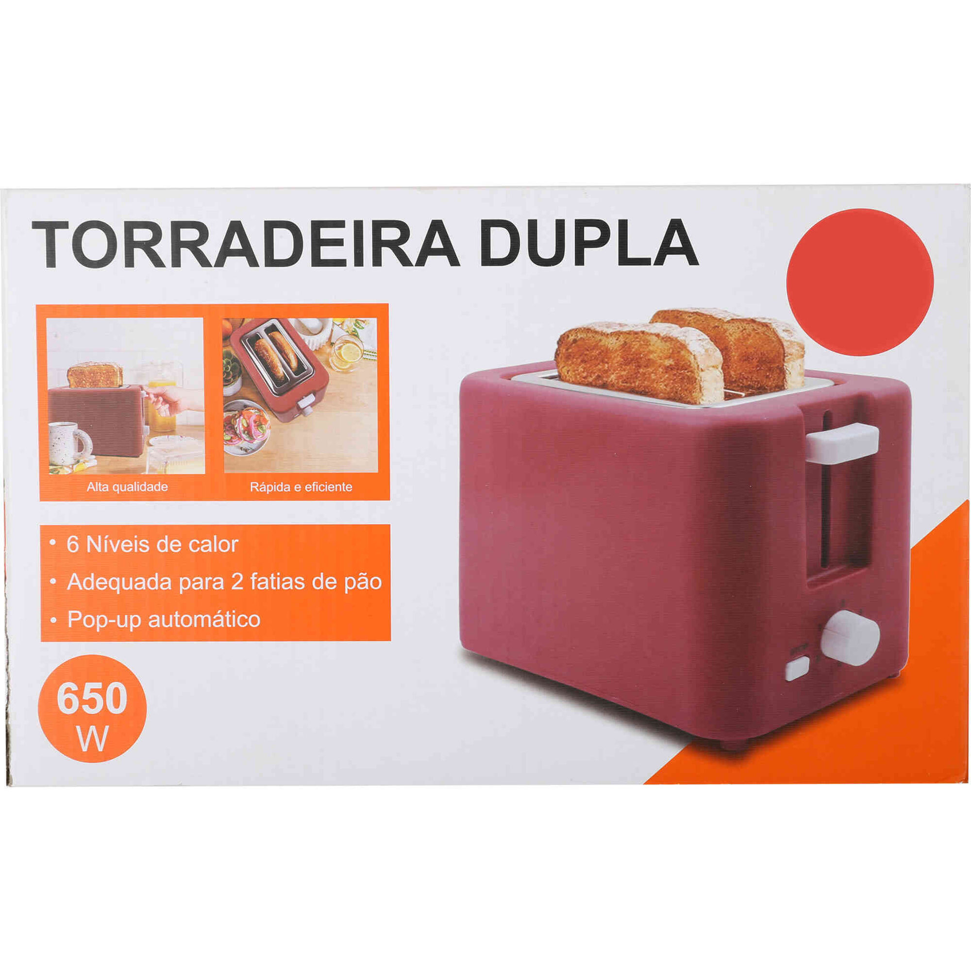 Torradeira Dupla 650W Berry Bazar&atilde;o