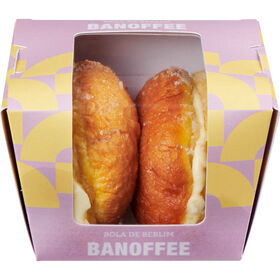 Bola de Berlim Banoffee Continente