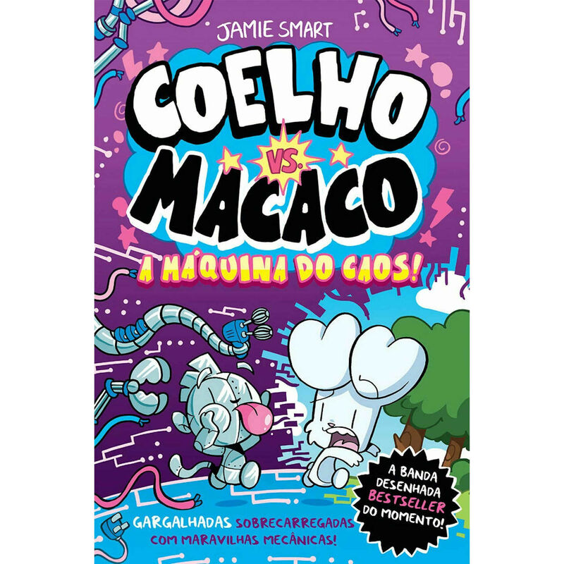 Coelho vs. Macaco Nº 6 - A Máquina do Caos! de Jamie Smart