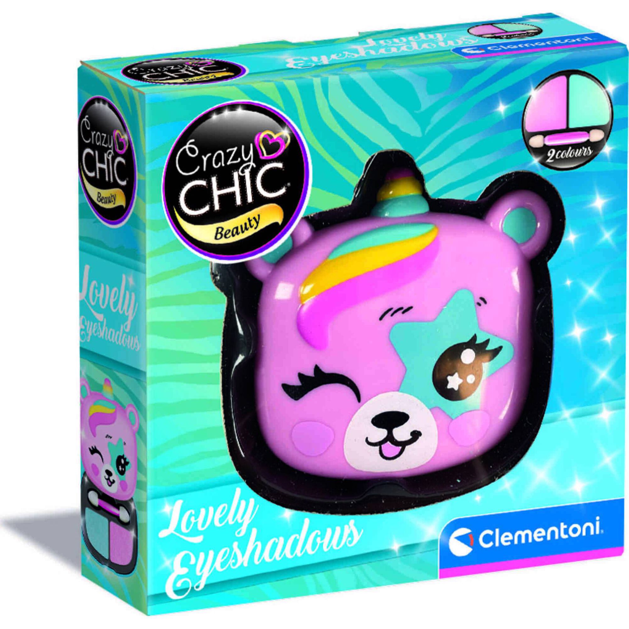 Clementoni - Mini Kit de Sombras Crazy Chic (v&aacute;rios modelos)