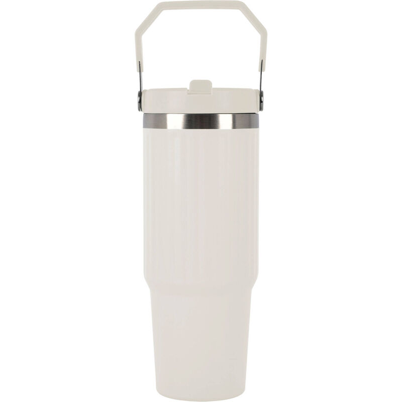 Garrafa Térmica Cerâmica 900ml Branca Kasa