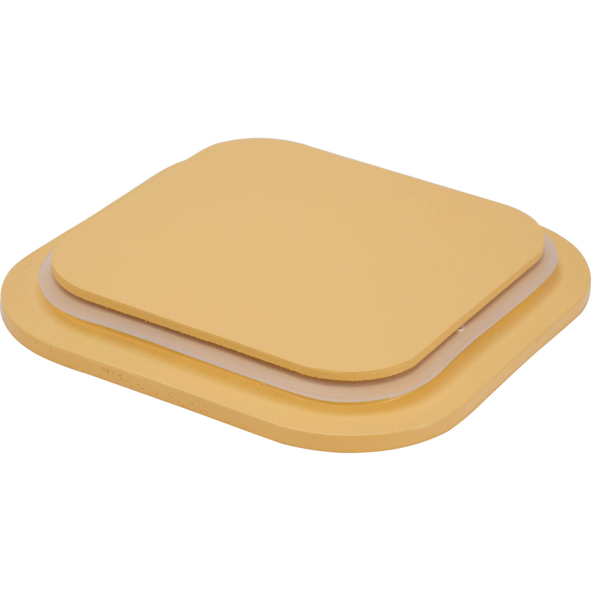 Conjunto de 3 Caixas Herm&eacute;ticas 15,6x15,6cm Vidro Bambu Colors Kasa