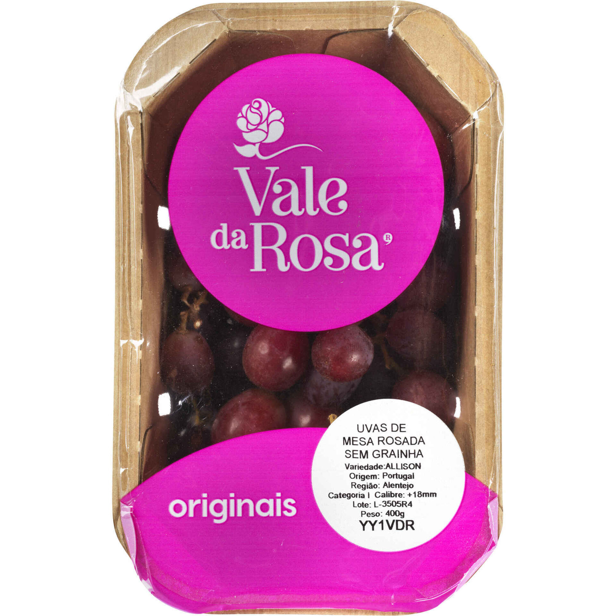 Uva Rosada ou Preta sem Grainha Sweet