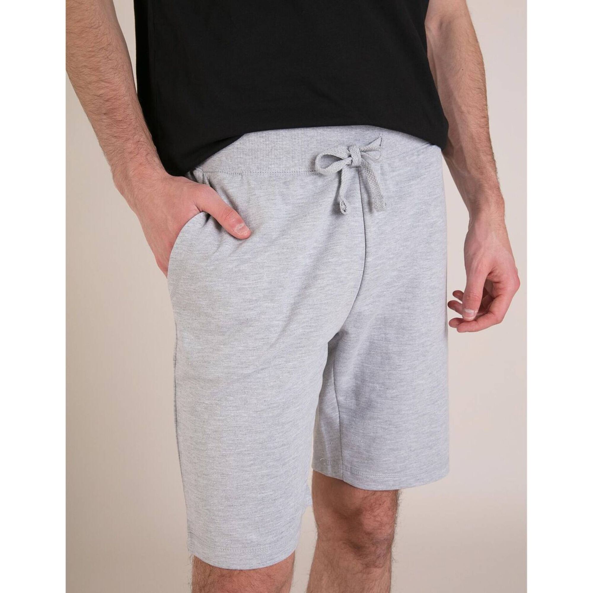 Calções Jogging Cinza Homem