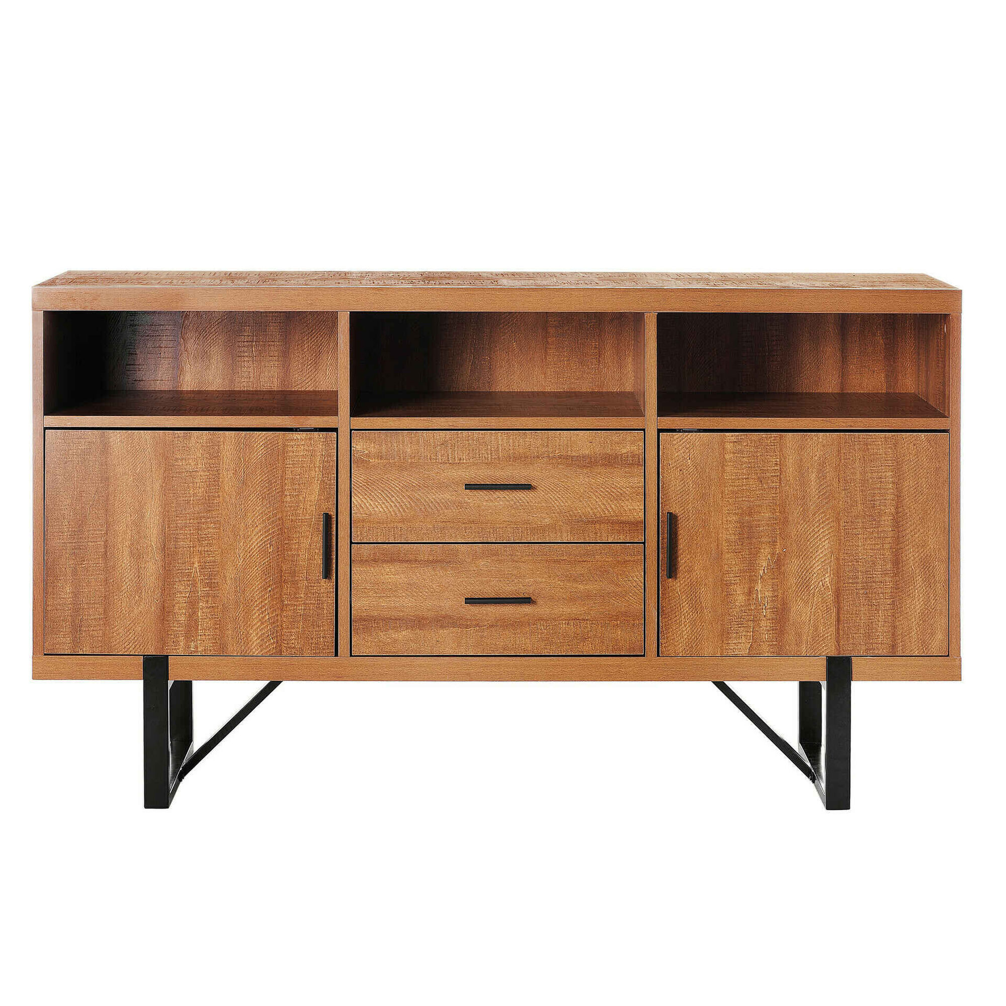 Aparador com Portas e Gavetas 150x40x85cm Nordic