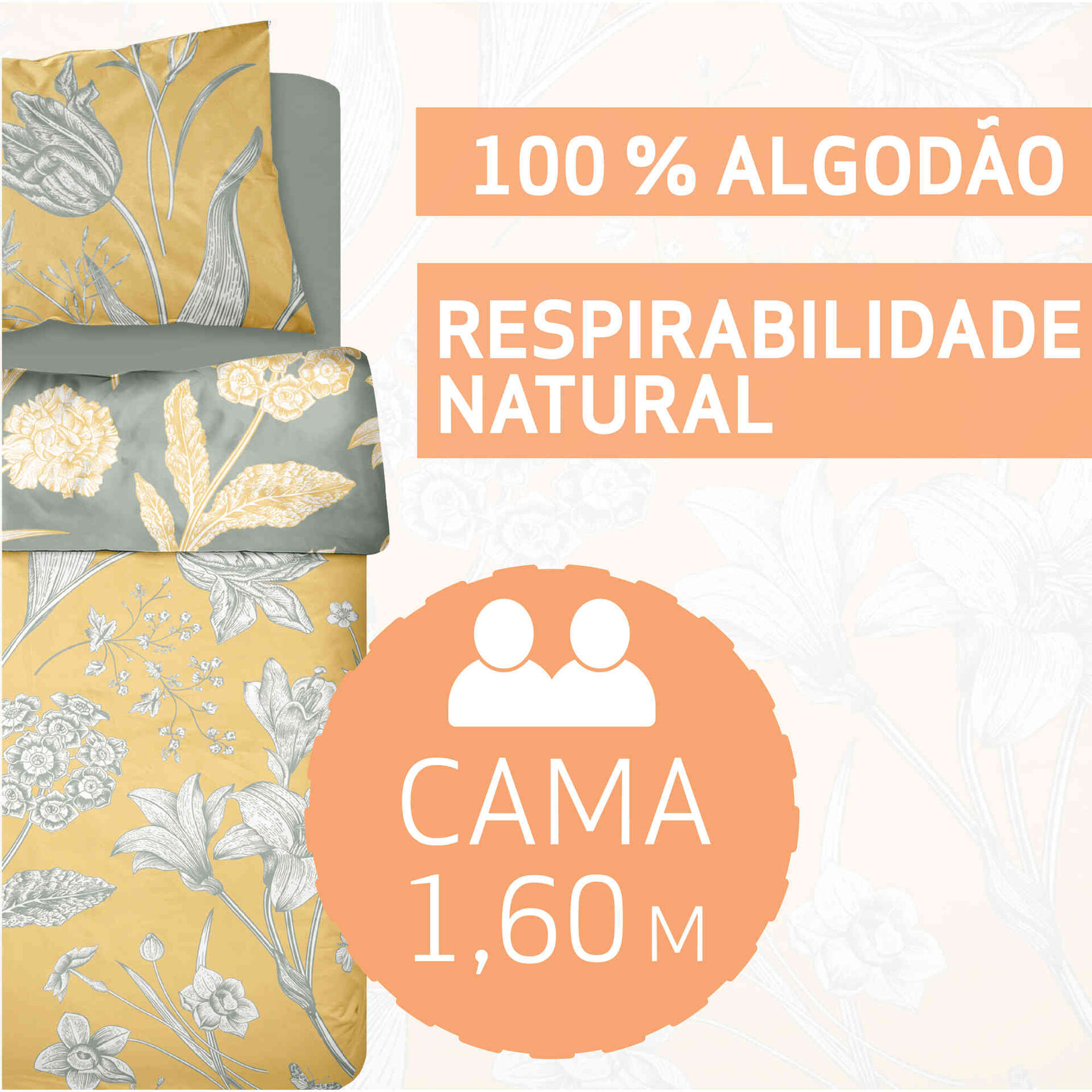 Conjunto Lençóis Algodão