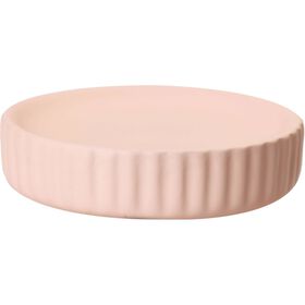 Saboneteira WC Cer&acirc;mica 11cm Rosa Kasa