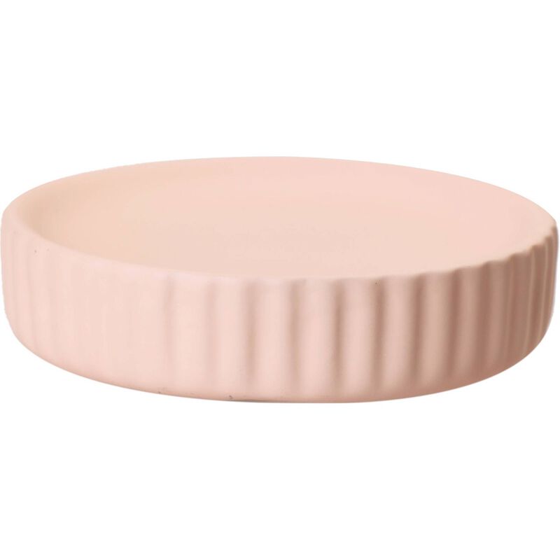 Saboneteira WC Cerâmica 11cm Rosa Kasa