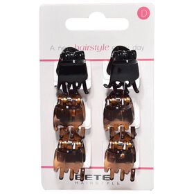 Ganchos Cabelo Preto/Concha XXS BETER