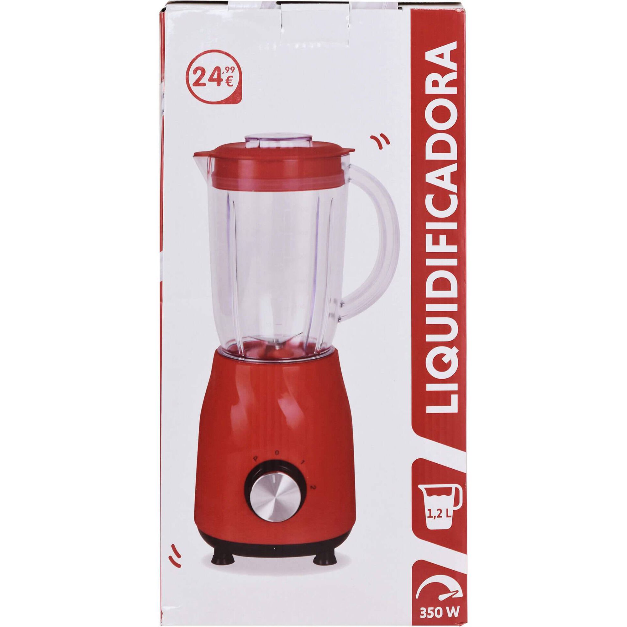 Liquidificadora 350W Vermelha Bazar&atilde;o