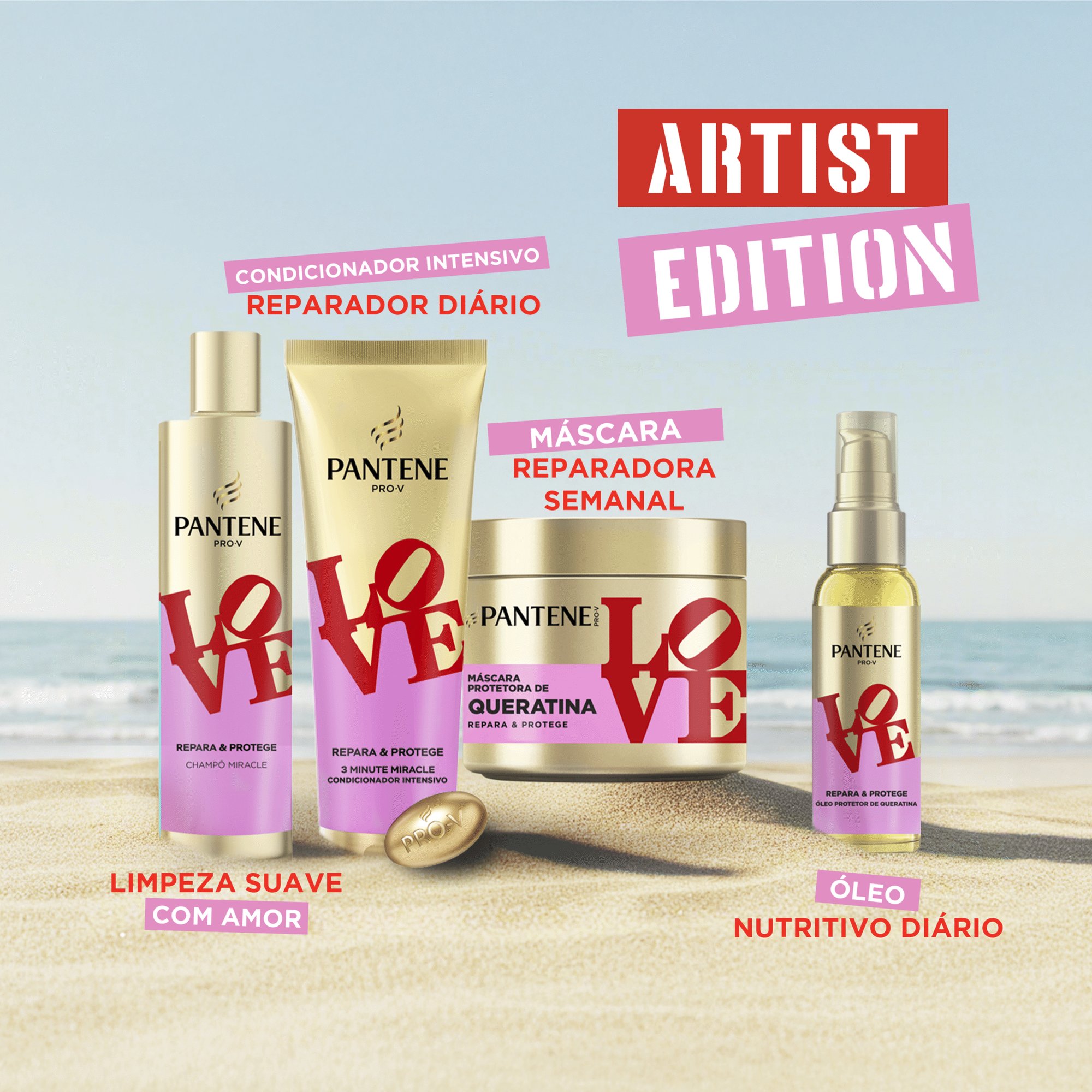 M&aacute;scara Cabelo Repara e Protege Love Pantene