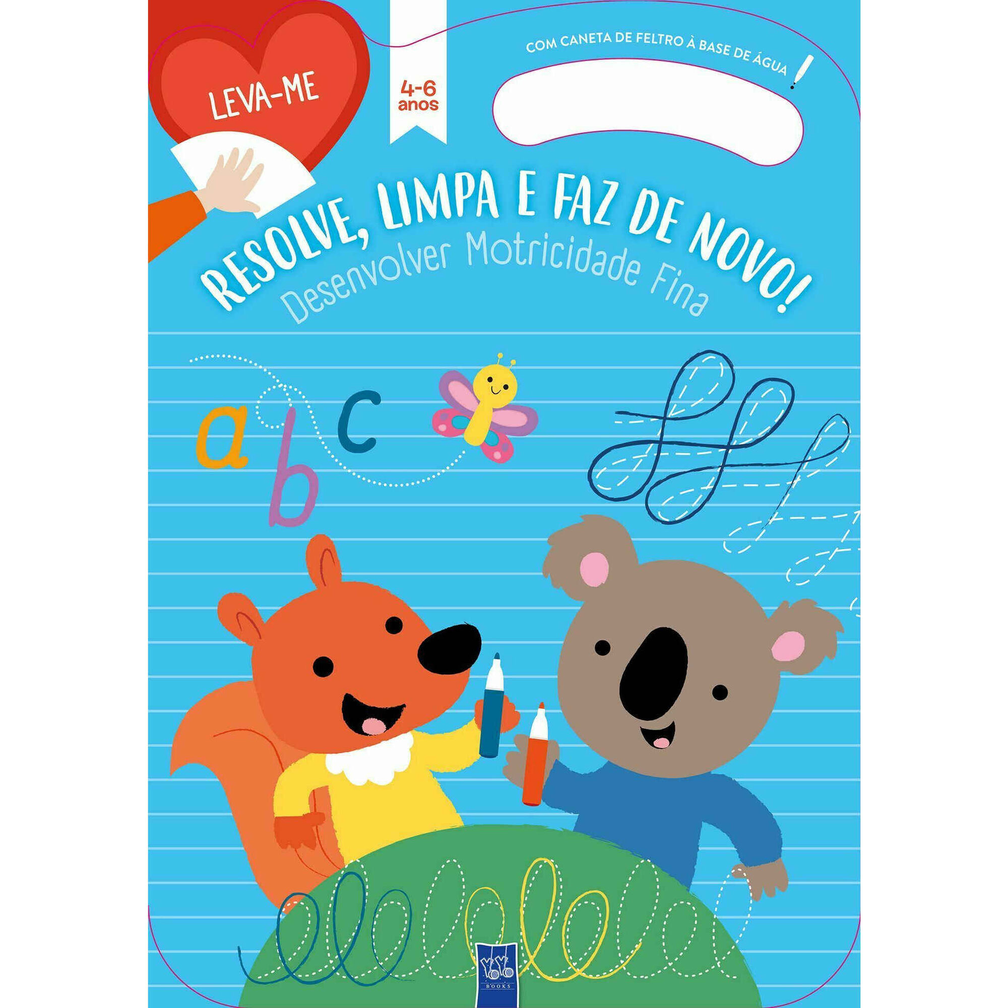 Leva-me - Resolve, Limpa e Faz de Novo! Azul 4-6 Anos