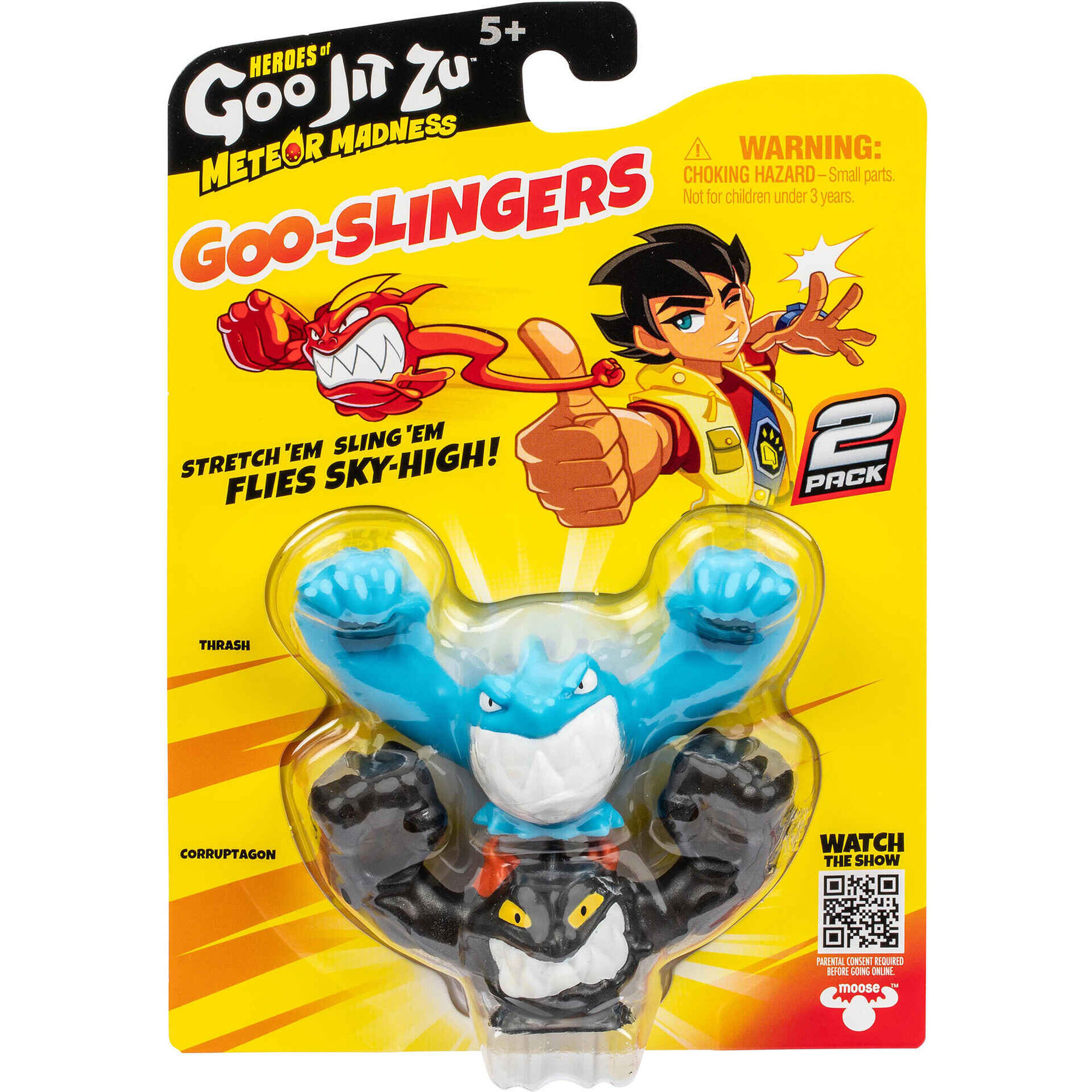 Goo Jit Zu - Pack 2 Figuras Goo Slingers (v&aacute;rios modelos)