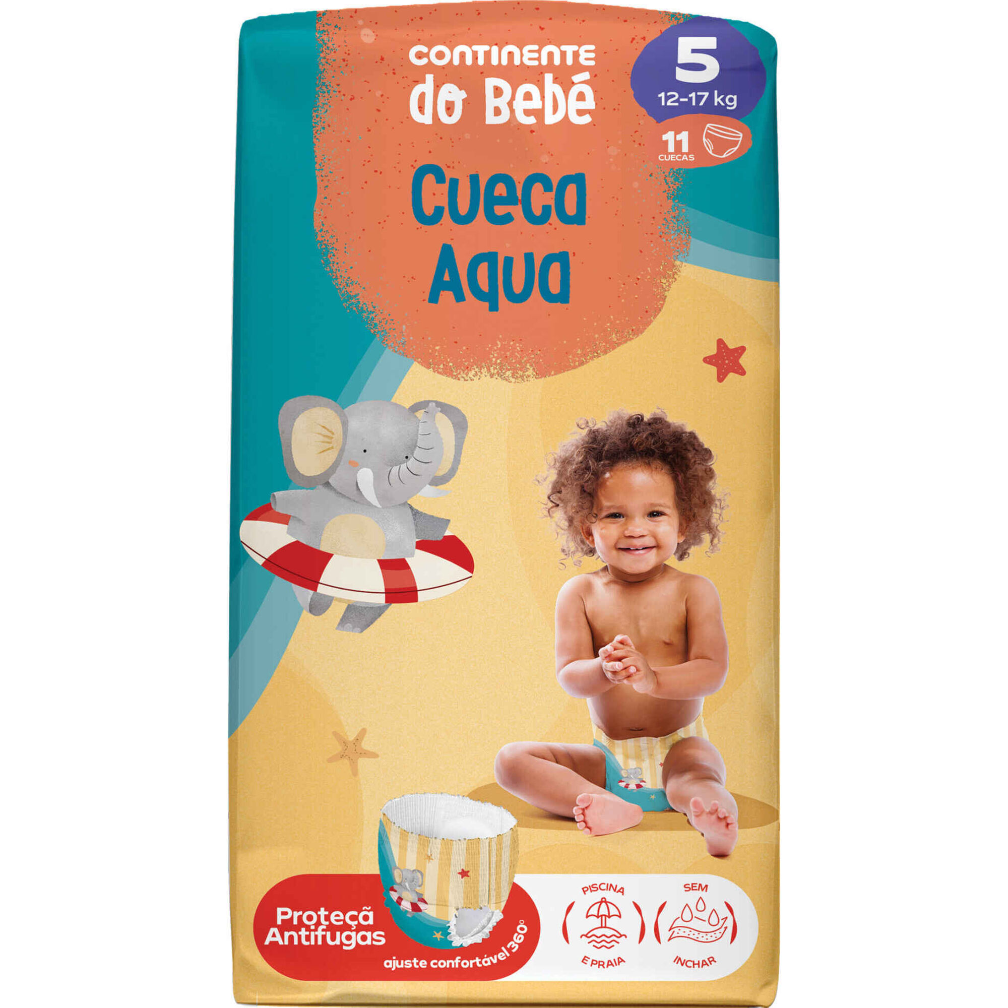 Fralda Cueca Aqua 12-17Kg T5 Continente do Beb&eacute;