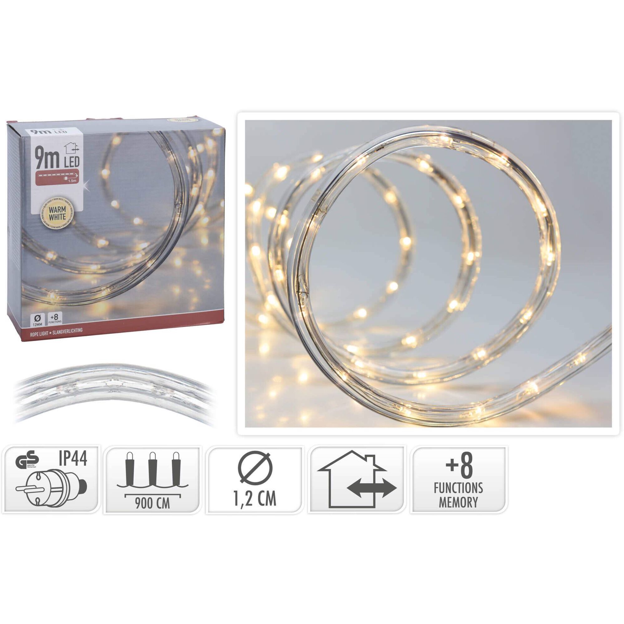 Mangueira Led Exterior 9 Metros Branco