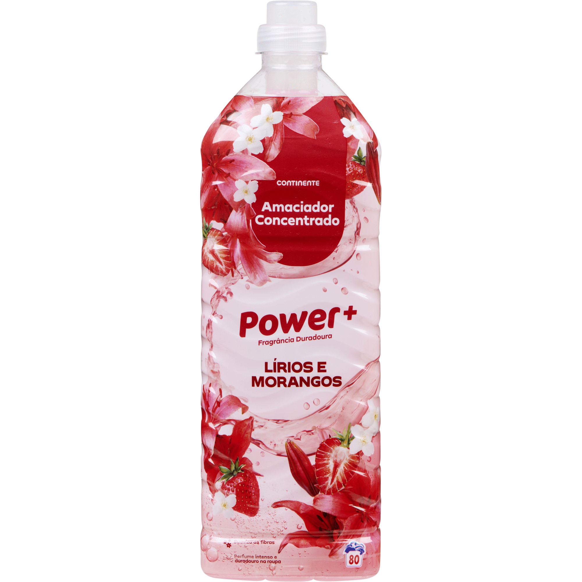 Amaciador Roupa Concentrado Power+ L&iacute;rios e Morango Continente
