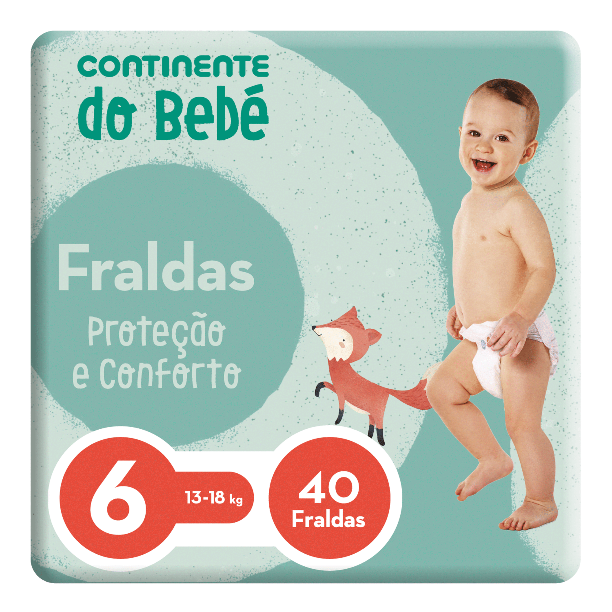 Fraldas Proteção e Conforto 13-18kg T6