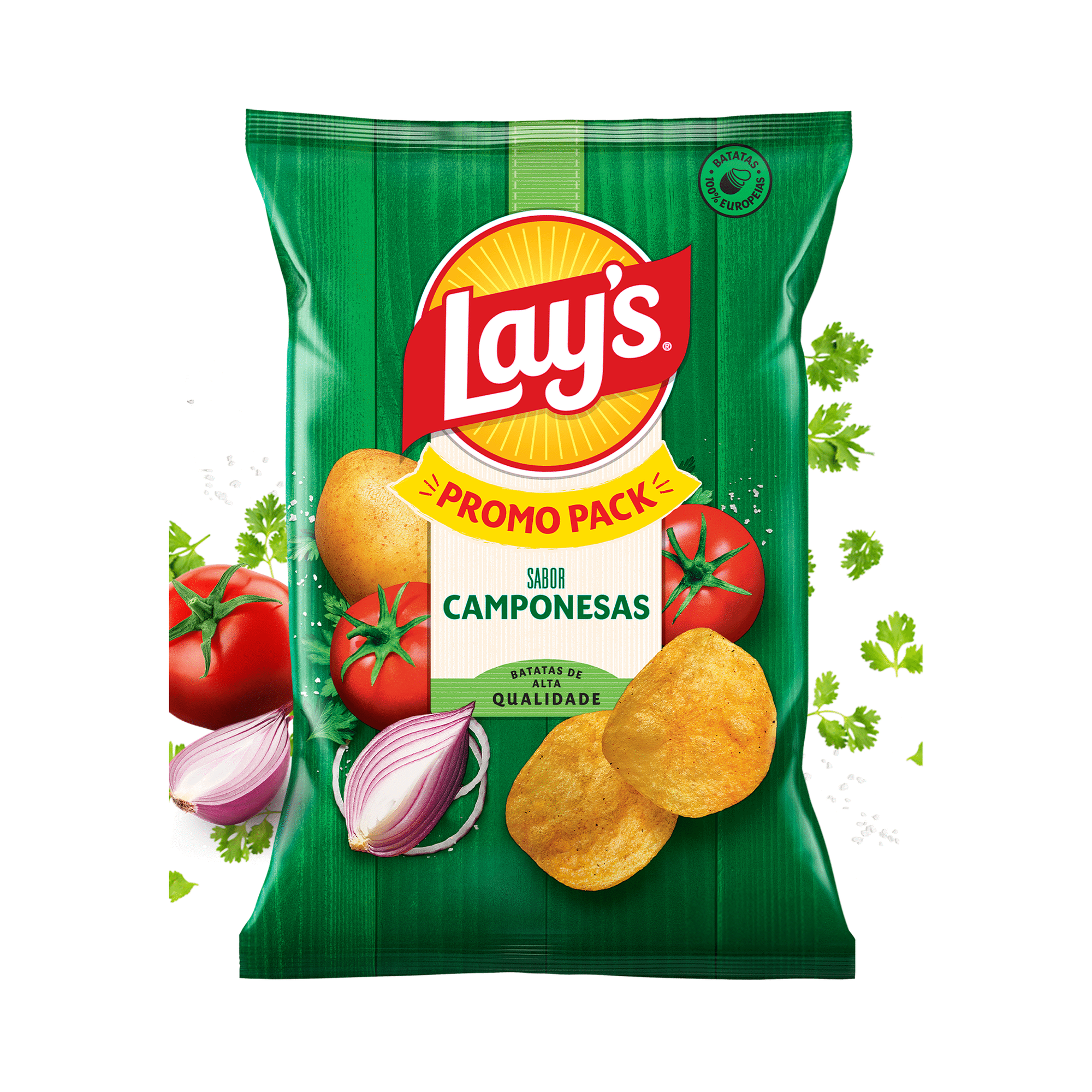 Batata Frita Lisa Sabor Camponesas Lay's