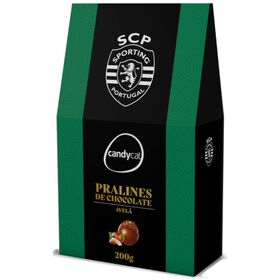 Bombons de Chocolate de Leite com Avel&atilde; Sporting Candycat